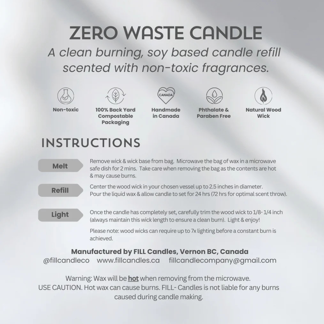 Island Serenity Candle Refill - 8oz - Image 3